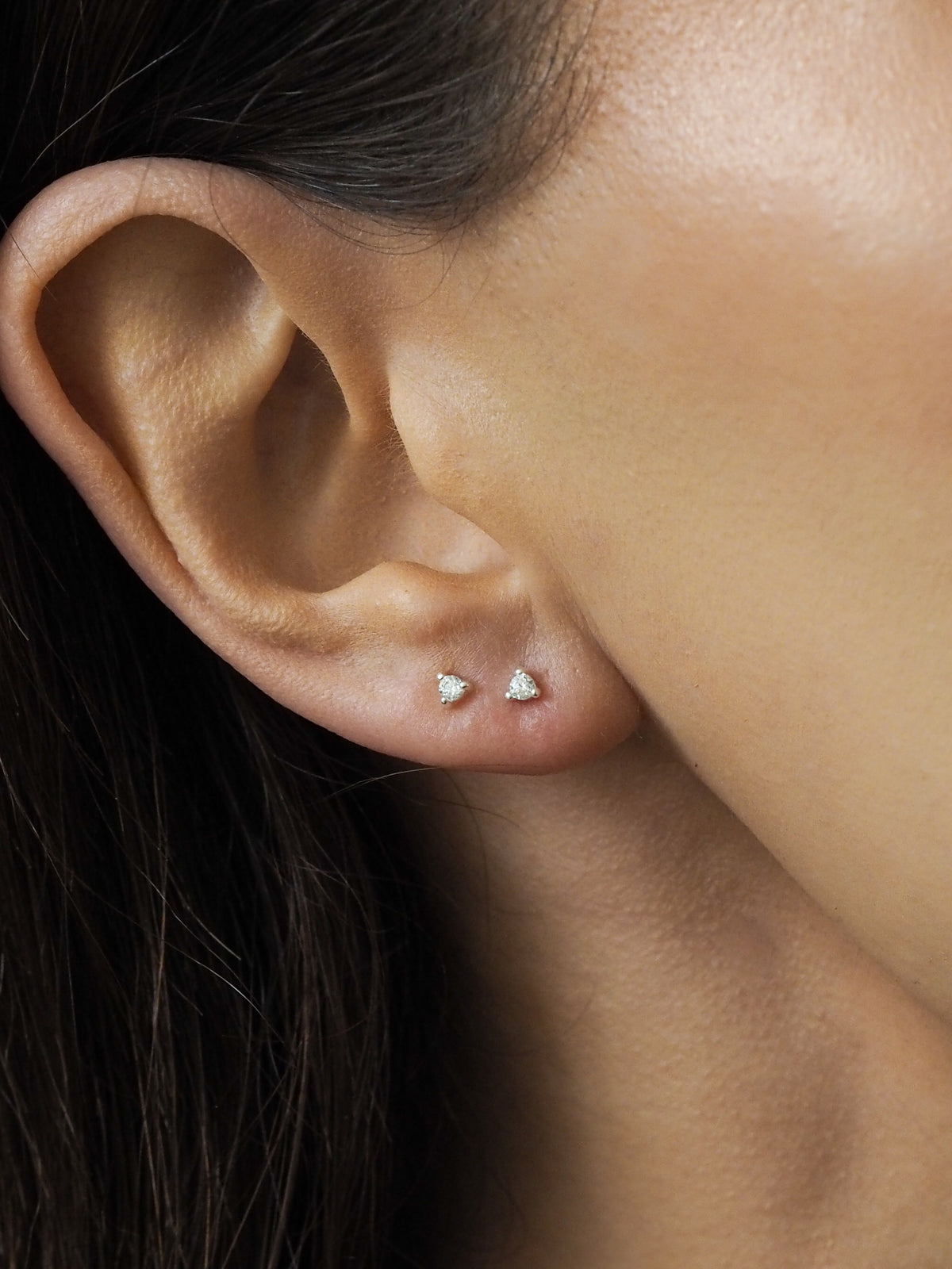 Dara Cubic Zirconia Sterling Silver Stud Earrings