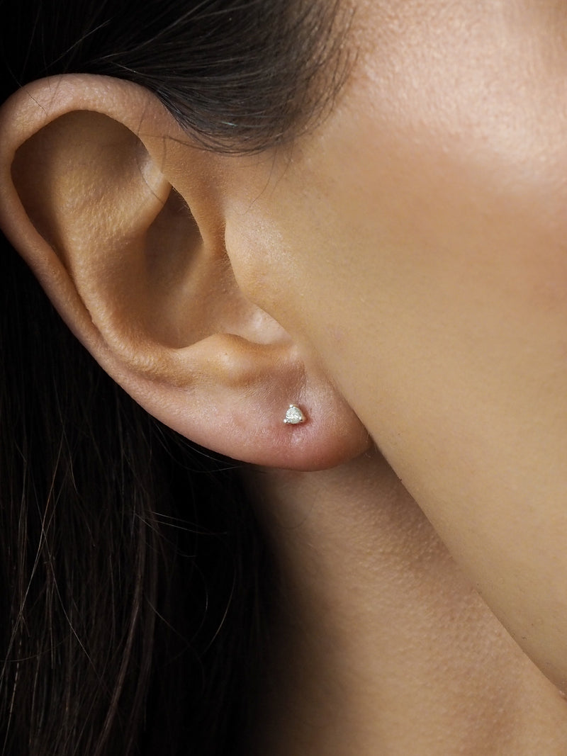 Dara Cubic Zirconia Sterling Silver Stud Earrings