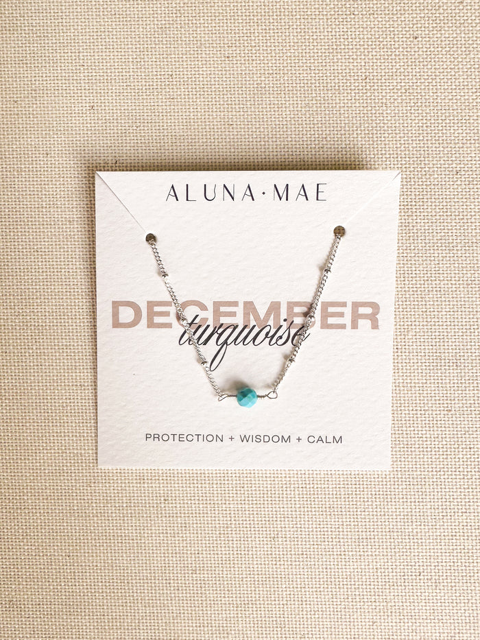 December Birthstone Turquoise Sterling Silver Bracelet