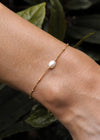 MADDIE. Freshwater Pearl Gold Bracelet
