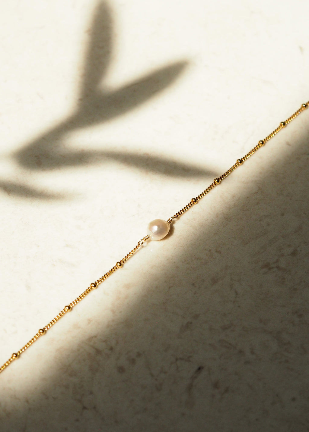MADDIE. Freshwater Pearl Gold Necklace