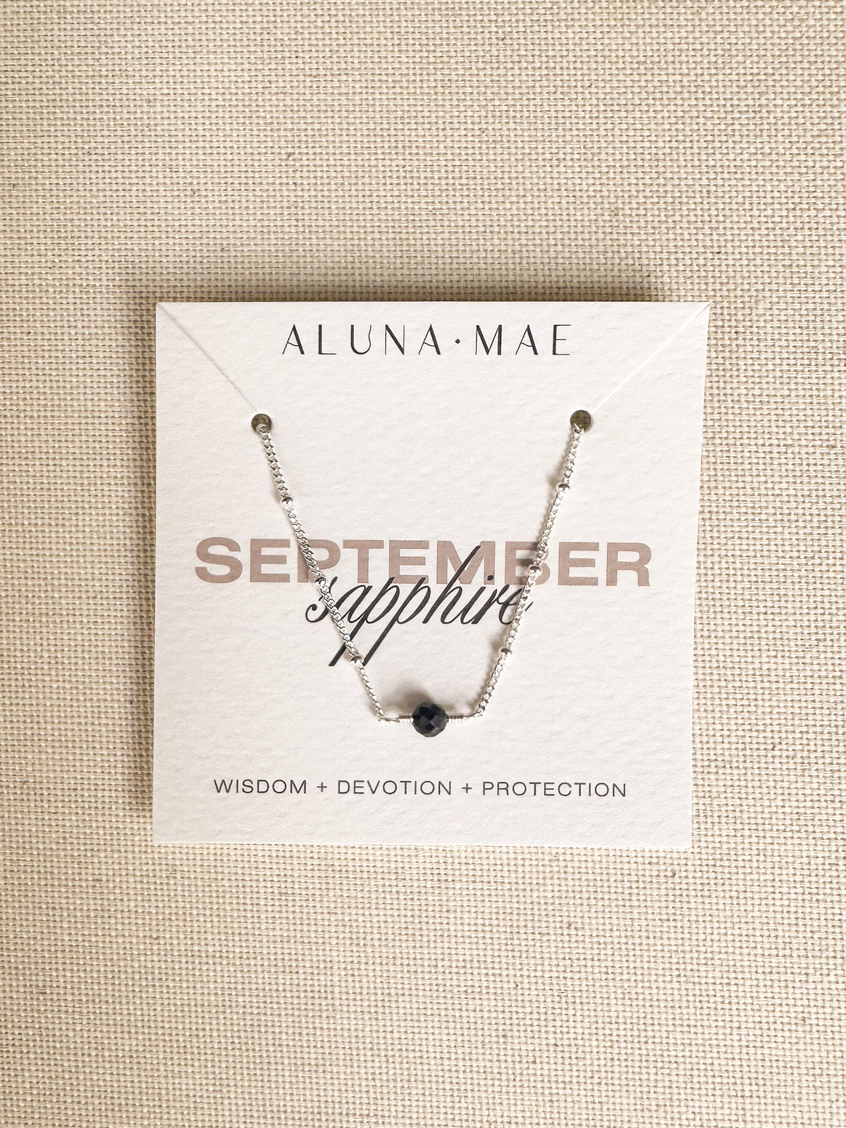 September Birthstone Sapphire Sterling Silver Bracelet