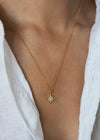 LULIA. Gold Opal Star Pendant Necklace