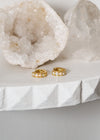 ESME. Bridesmaid Gold Opal Huggies
